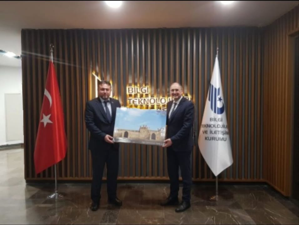 Belediye Başkanı Mehmet Akif ERSOY, BTK Başkanı Ömer Abdullah Karagözoğlu'nu Ziyaret Etti