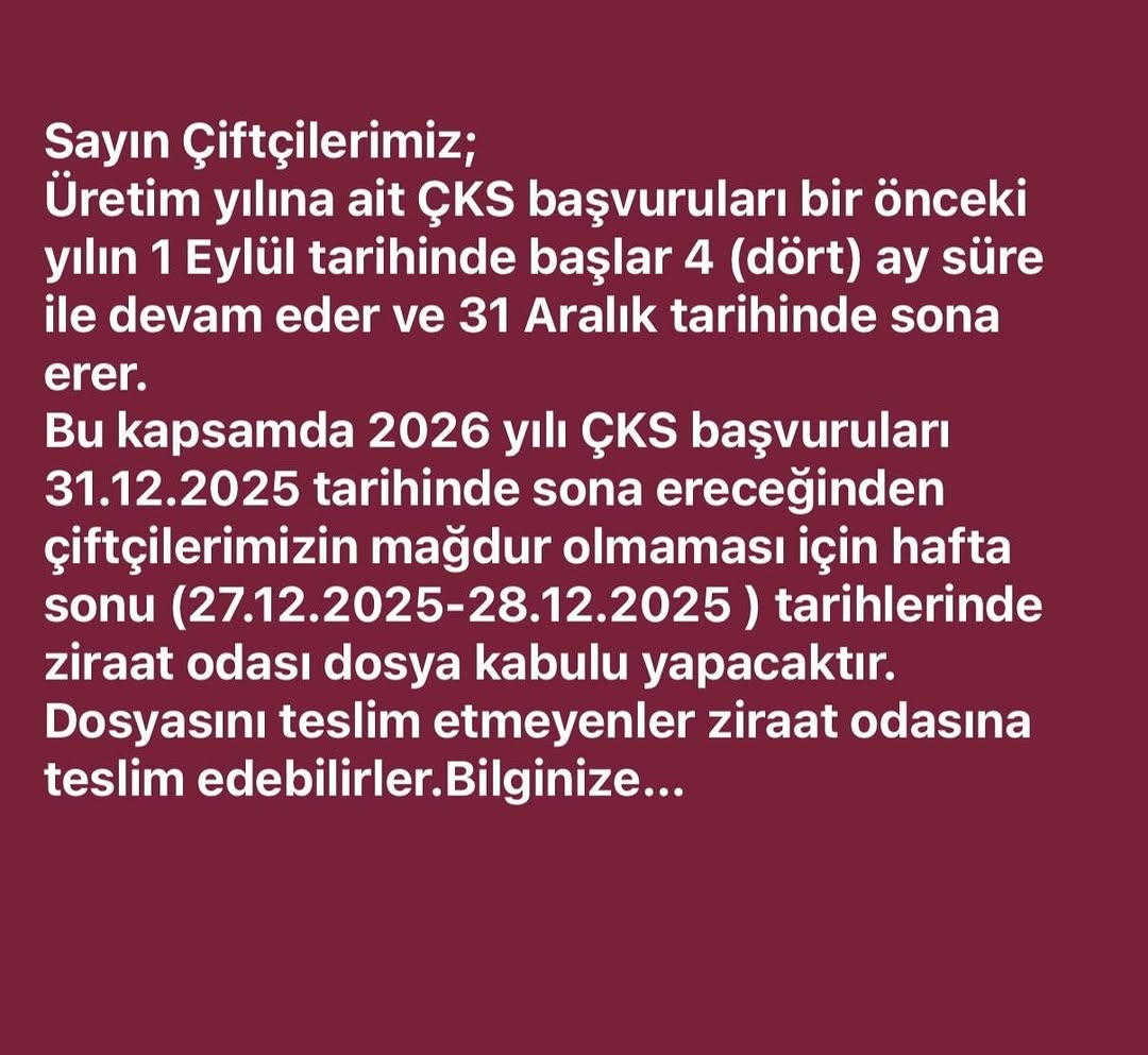 ÇKS Başvuru Duyurusu - 2026 Başvuru Tarihi ve Dosya Kabulü Hakkında Bilgilendirme
