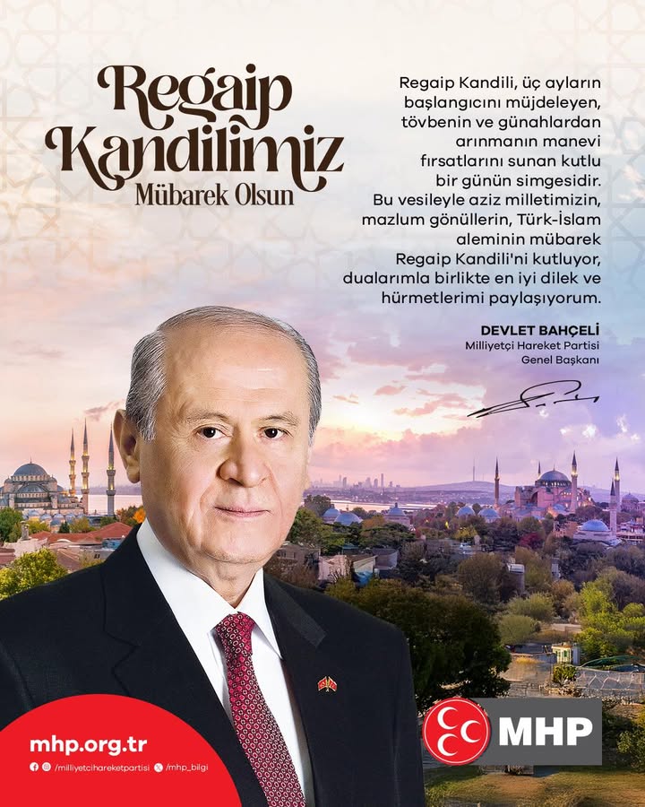 Milliyetçi Hareket Partisi İhsaniye İlçe Başkanlığından Güncel Paylaşım