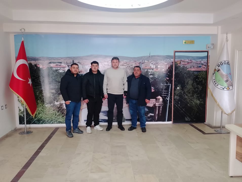 Eskişehir Kırka’da Gazi AY ve Oğullarının Belediye Başkanı Mehmet Akif ERSOY'u Ziyareti