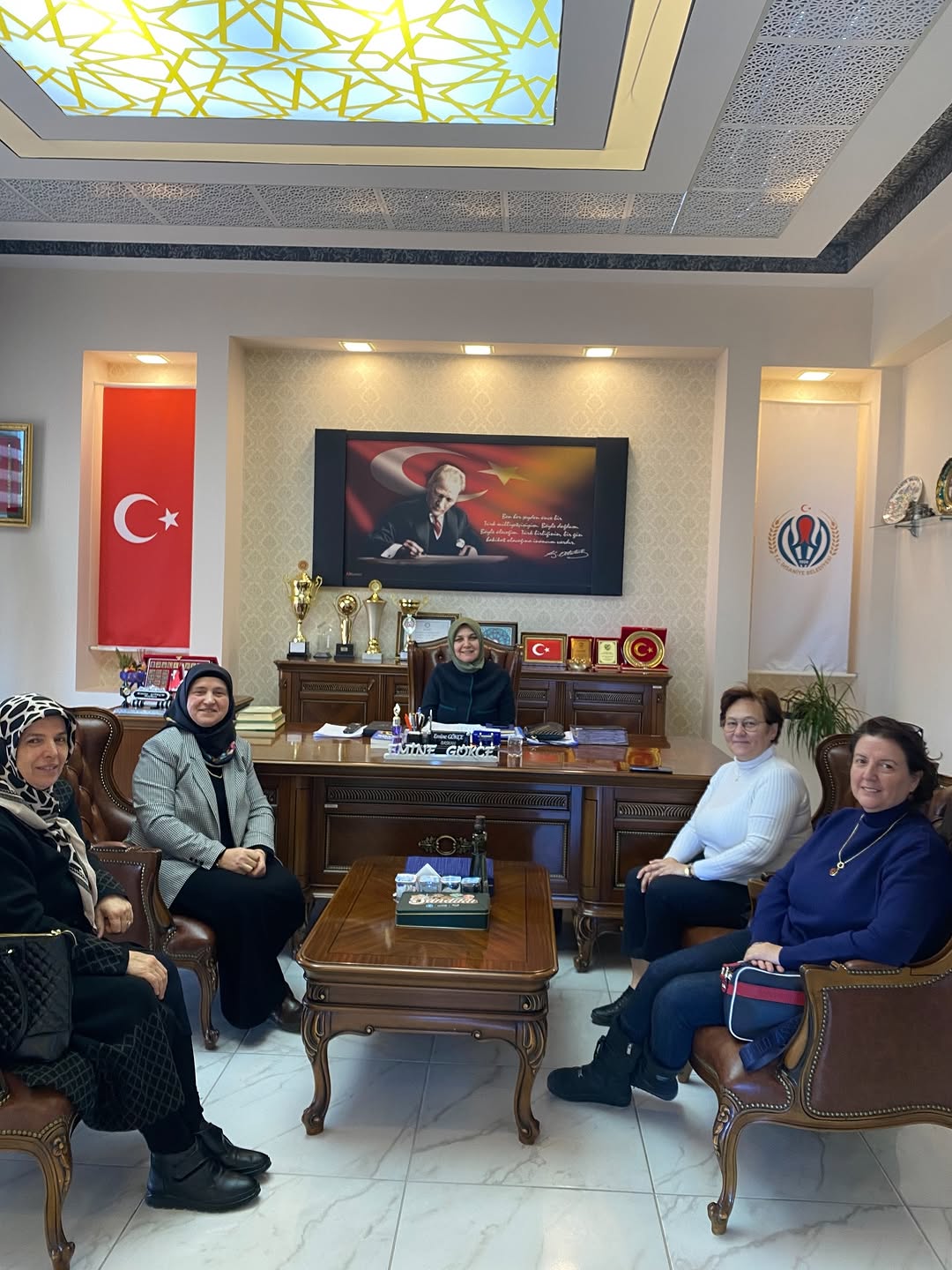 İhsaniye Belediye Başkanı Emine Gökçe'ye Ziyaret