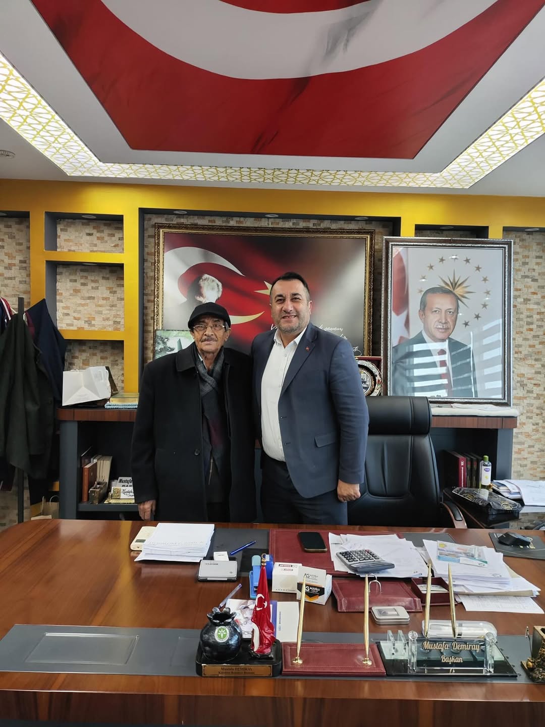 Ahmet Dikyamaç Belediyemizde Misafir Edildi