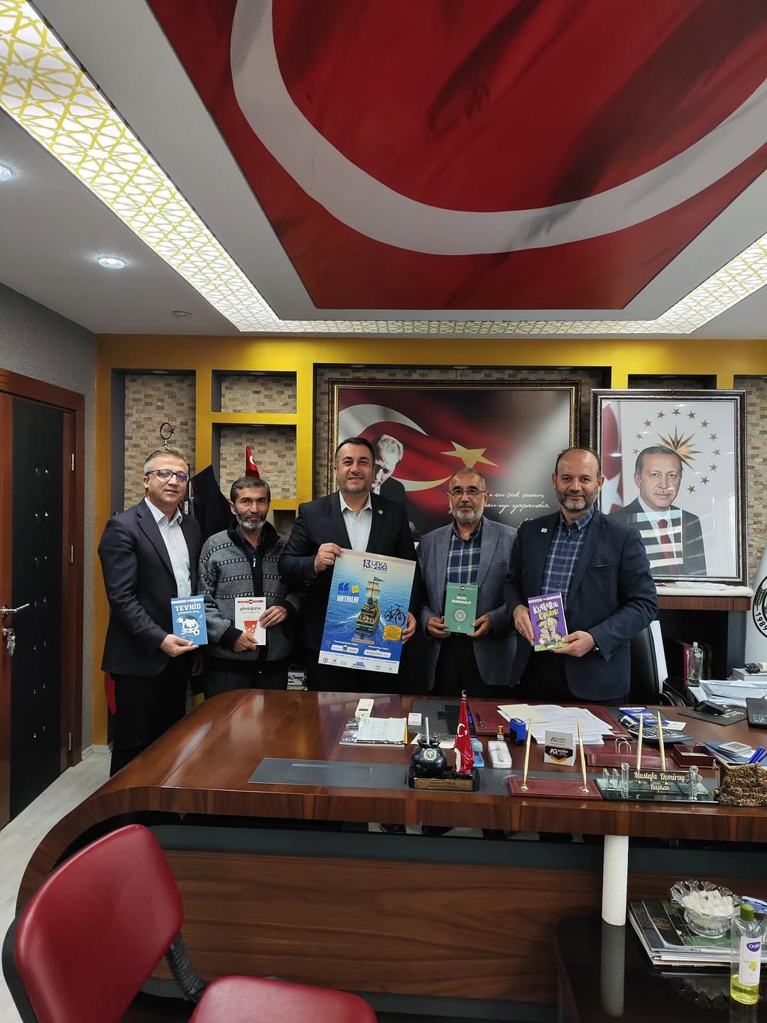 Ufka Yolculuk Temsilcilerinden Kayıhan Belediye Başkanı Mustafa Demiray'a Ziyaret