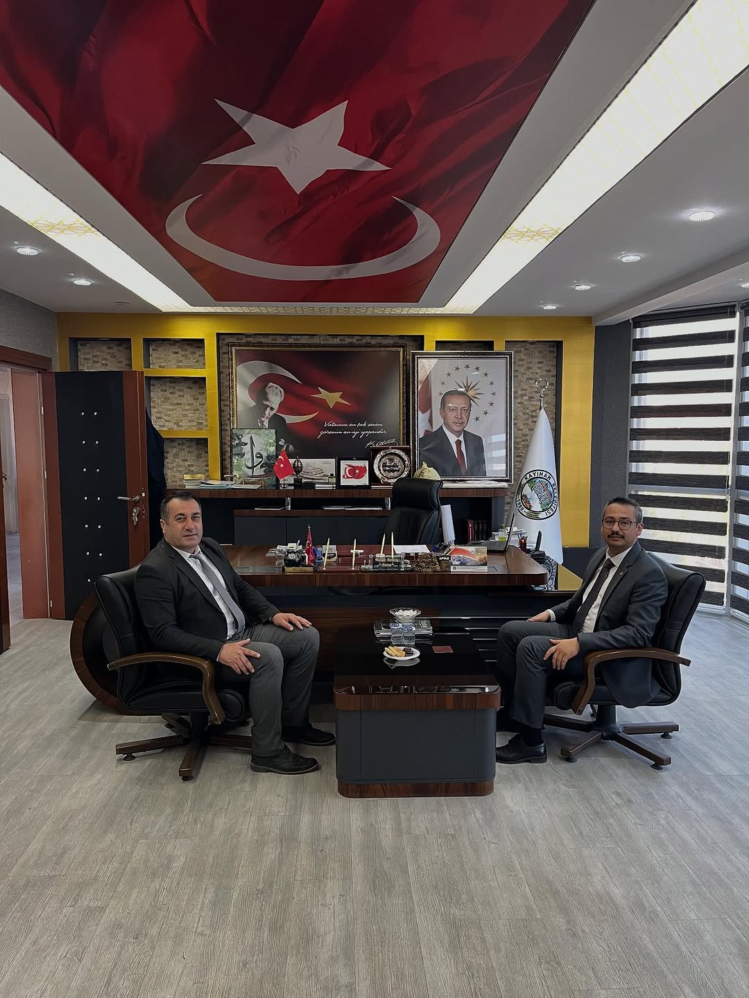 İhsaniye Kaymakamı Mustafa Demiray'a İadeyi Ziyarette Bulundu