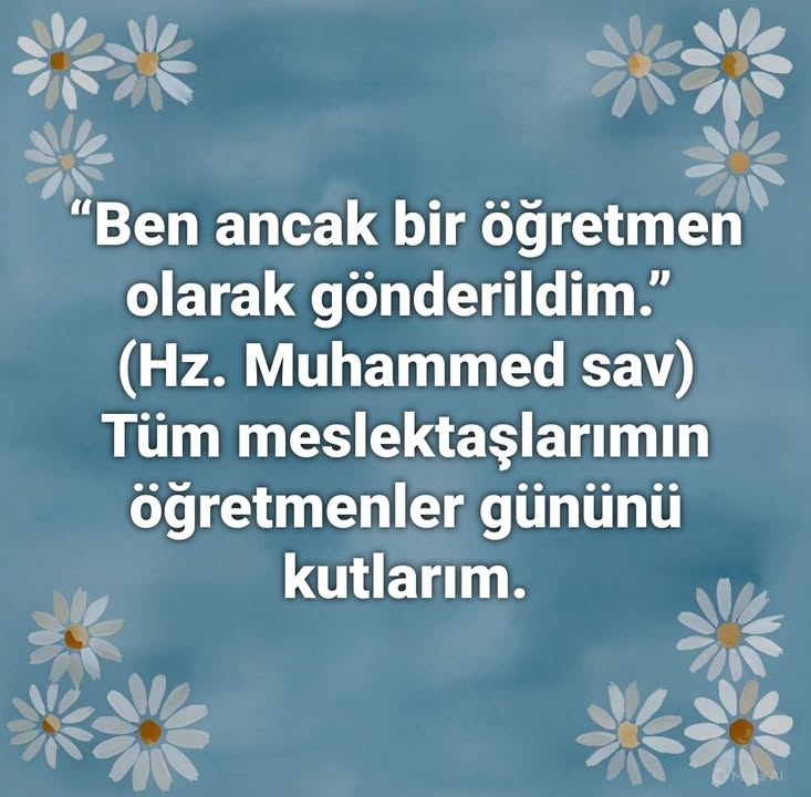 Döğer Belediye Başkanı Mehmet Akif Ersoy'dan Öğretmenler Günü Mesajı