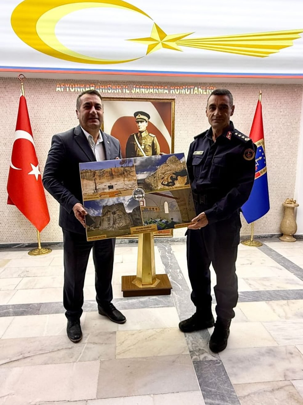 Başkan Demiray’dan İl Jandarma Komutanı Kaya’ya ziyaret!