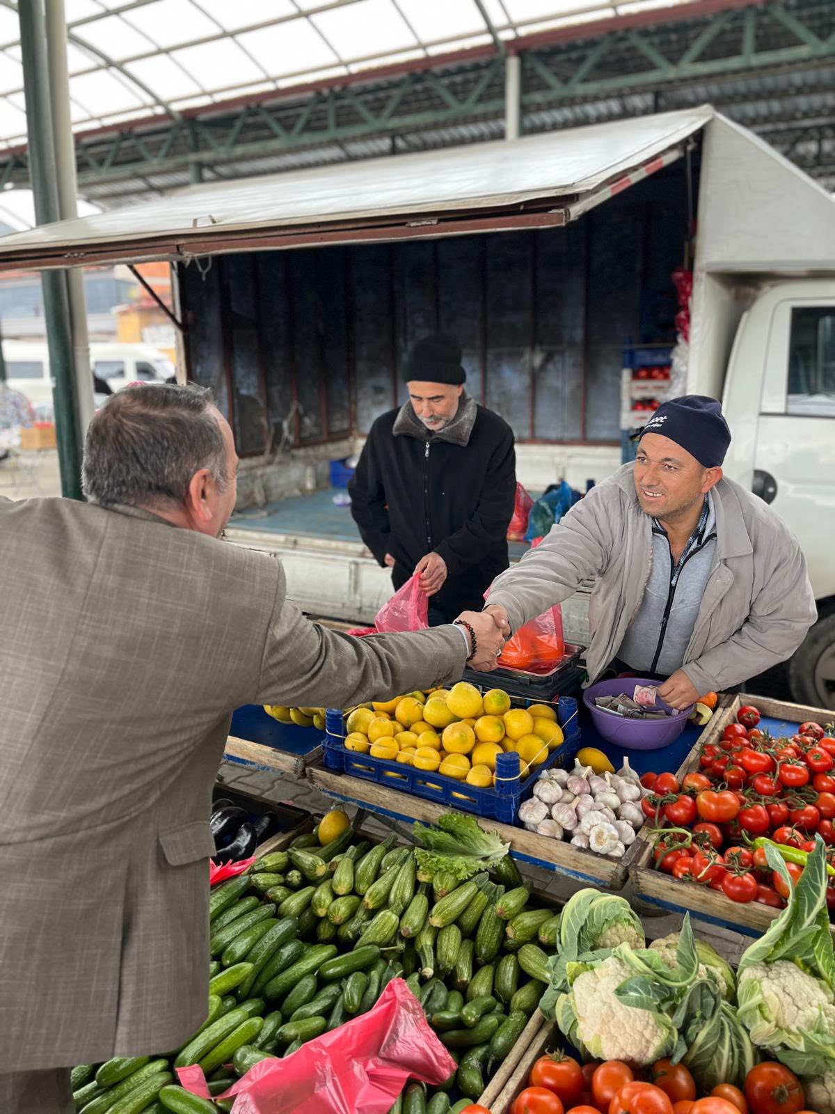 Yaylabağı Pazarında Esnaf ve Vatandaşlarla Buluşma