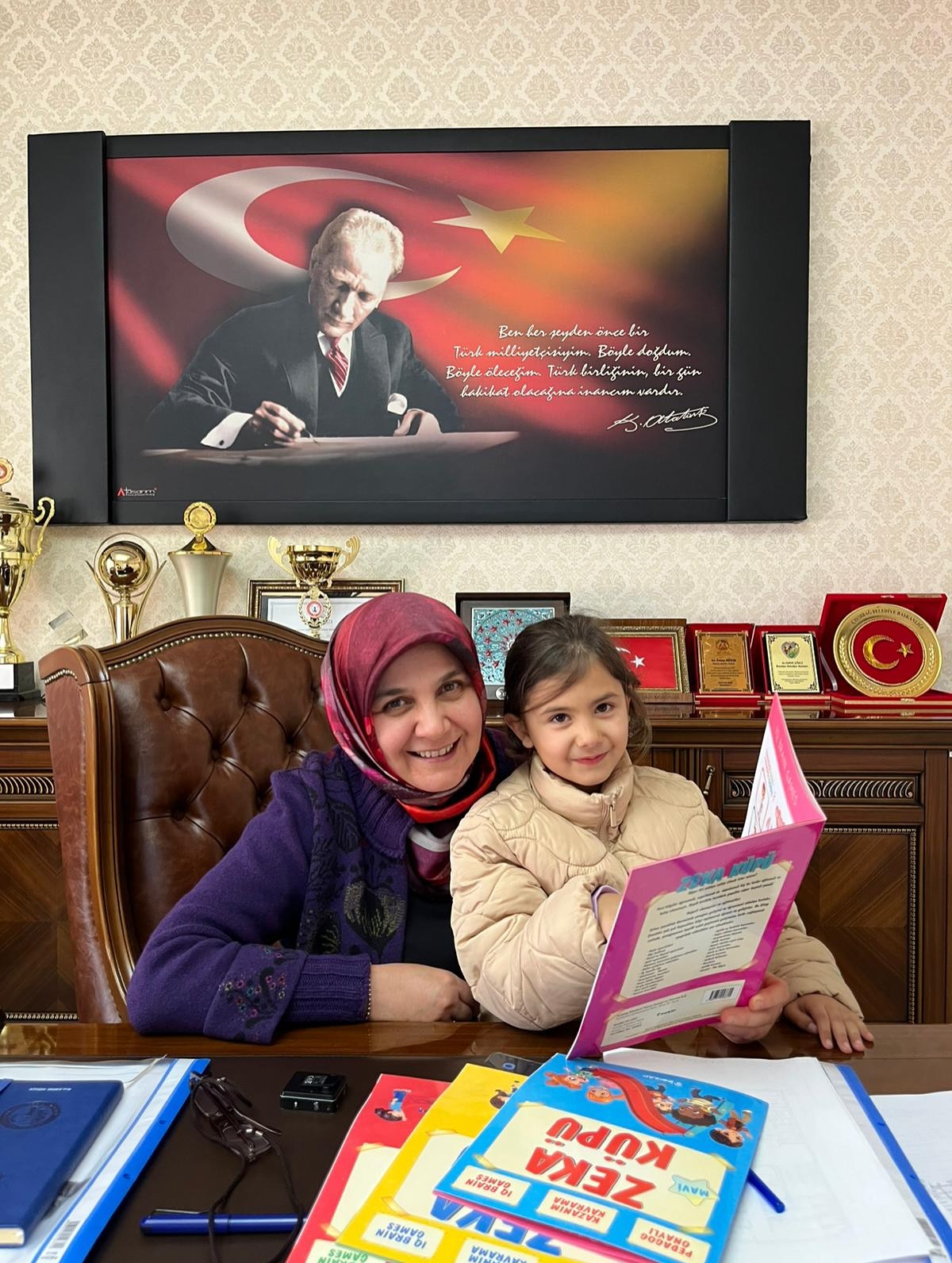 Minik Aysima’dan Başkan Gökçe’ye Anlamlı Ziyaret