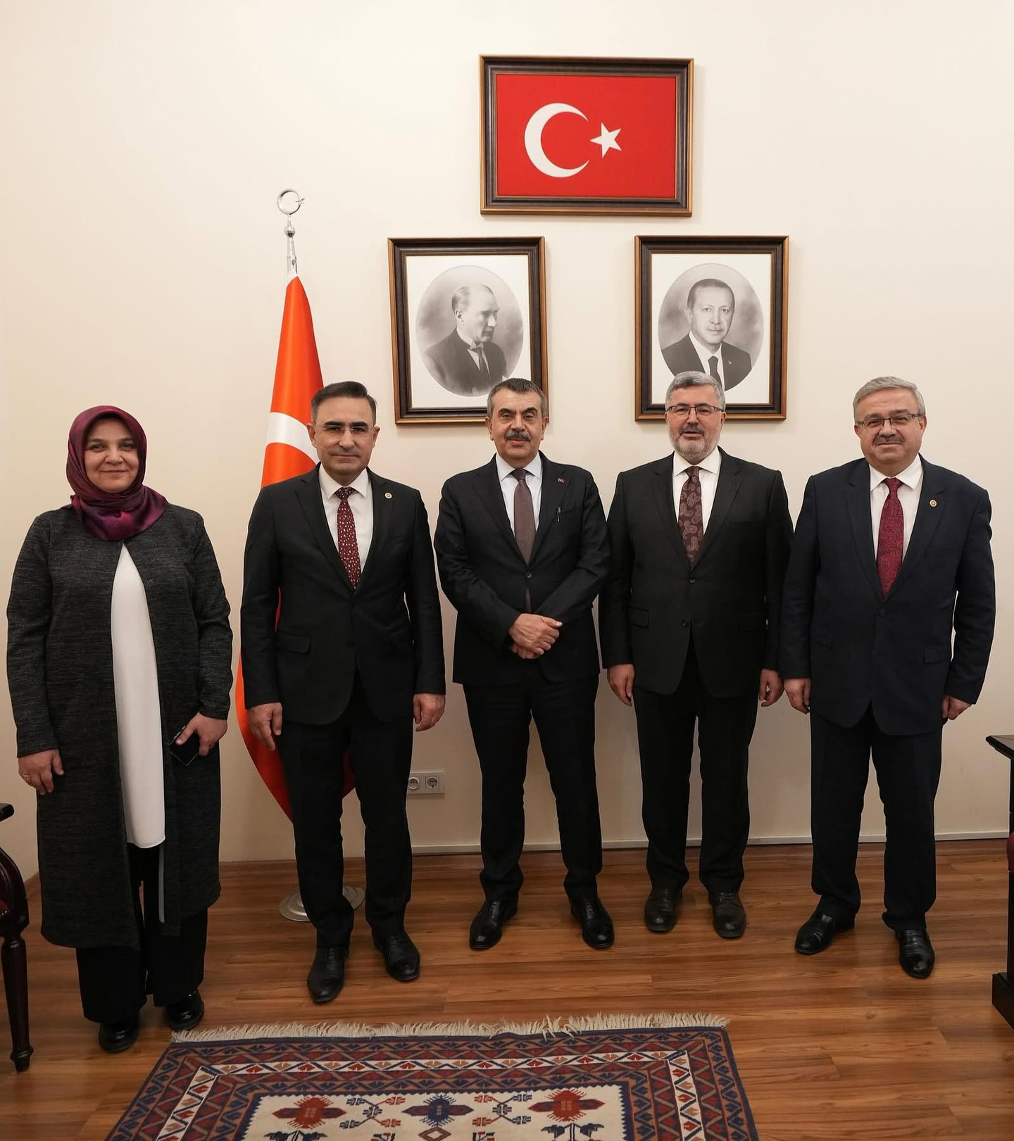 Başkan Emine Gökçe’den Bakan Yusuf Tekin’e Destek Ziyareti