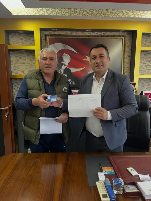 Kayıhan Sulama Göleti’nde İlk Abone Veli Koç Oldu