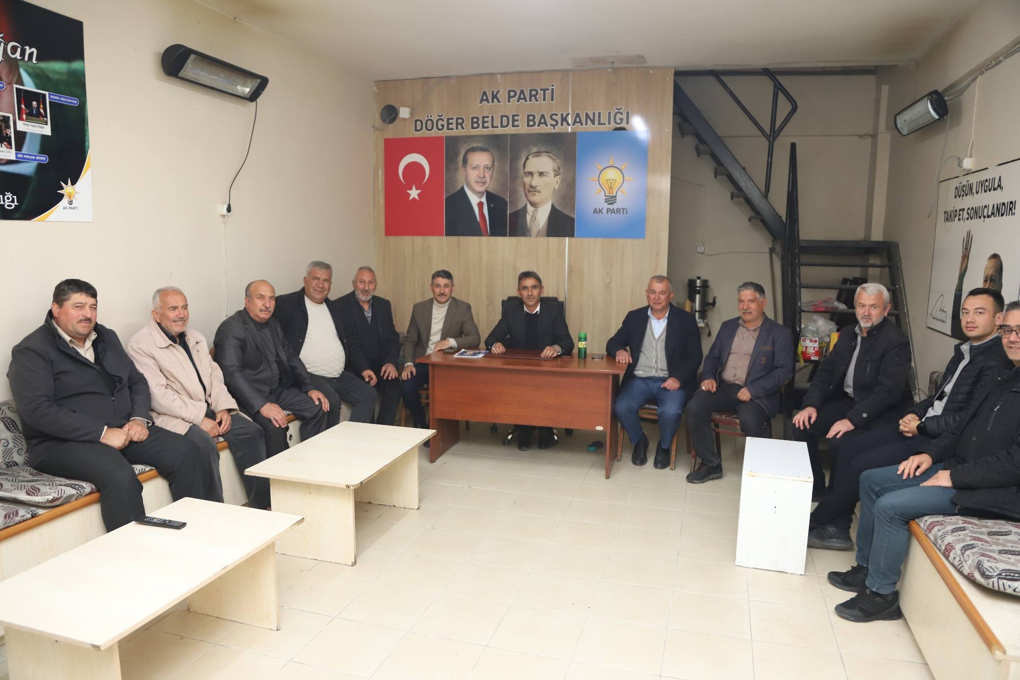 AK Parti İhsaniye Teşkilatından Döğer Belde Başkanlığı’na Ziyaret